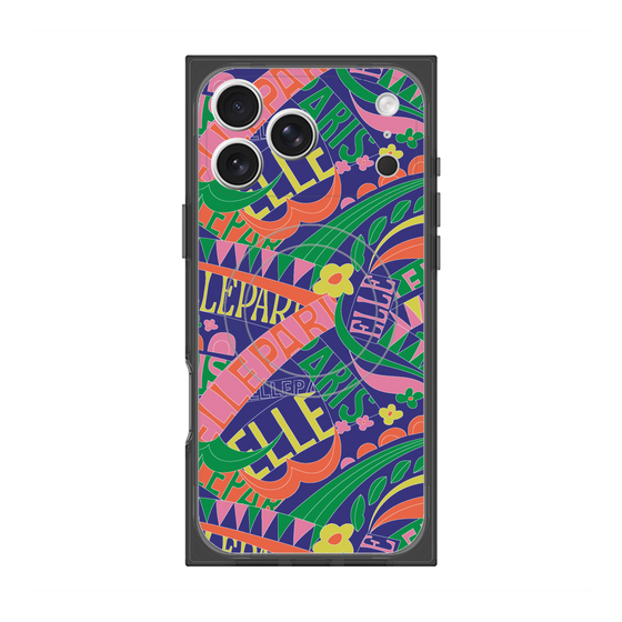 プレミアムスクエアケース with MagSafe［ ELLE - ナチュラル ］