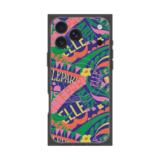 プレミアムスクエアケース with MagSafe［ ELLE - ナチュラル ］