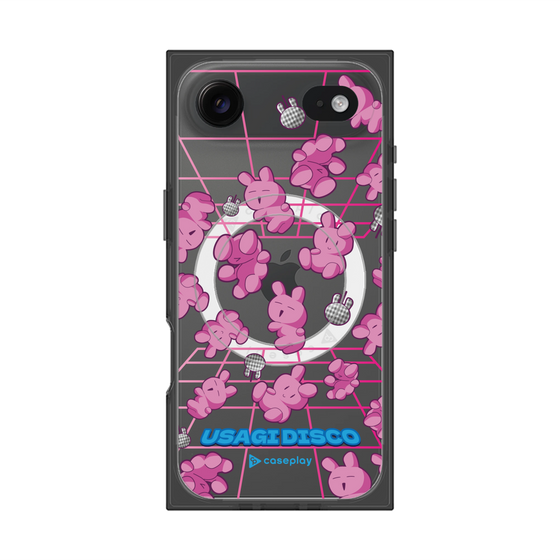 プレミアムスクエアケース with MagSafe［ オリジナル - うさぎディスコ ］