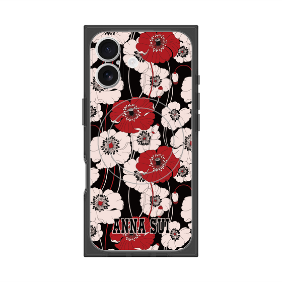 プレミアムスクエアケース with MagSafe［ ANNA SUI - ポピー ］
