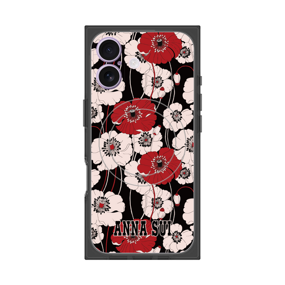 プレミアムスクエアケース with MagSafe［ ANNA SUI - ポピー ］