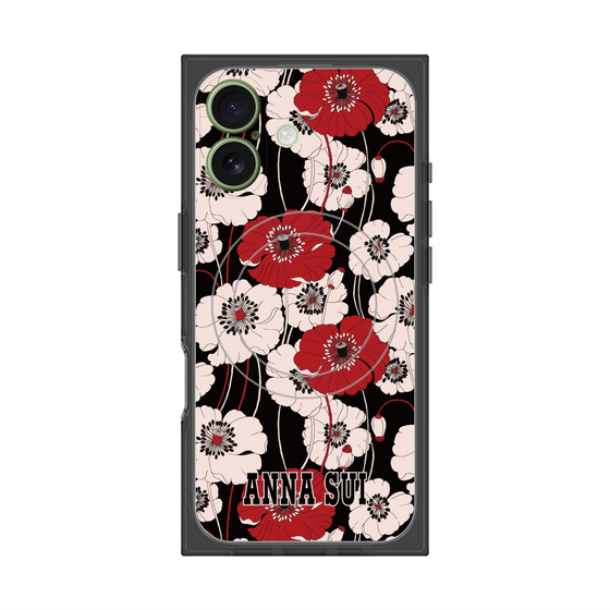 プレミアムスクエアケース with MagSafe［ ANNA SUI - ポピー ］
