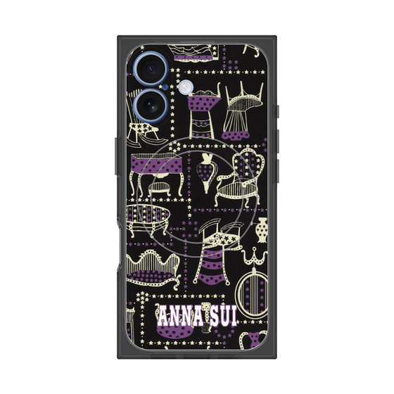プレミアムスクエアケース with MagSafe［ ANNA SUI - チェア ］