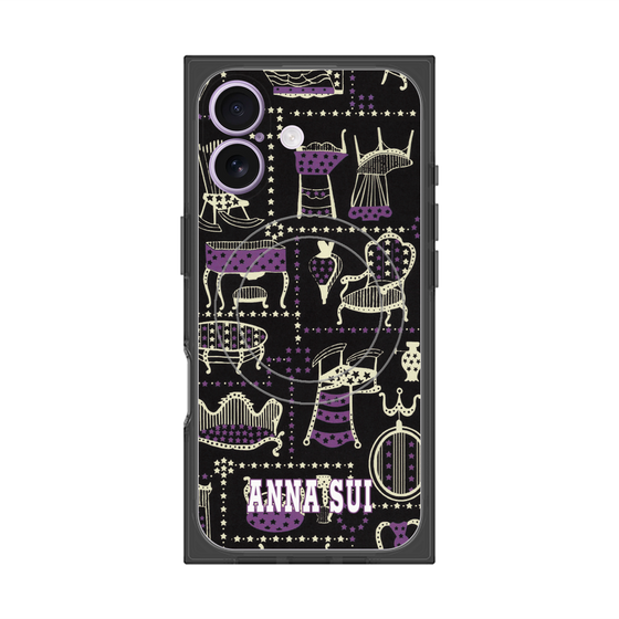 プレミアムスクエアケース with MagSafe［ ANNA SUI - チェア ］