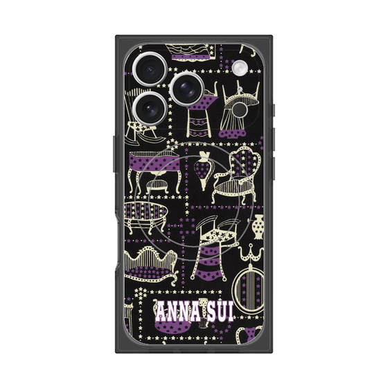 プレミアムスクエアケース with MagSafe［ ANNA SUI - チェア ］