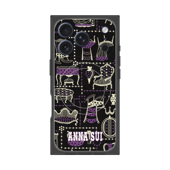 プレミアムスクエアケース with MagSafe［ ANNA SUI - チェア ］