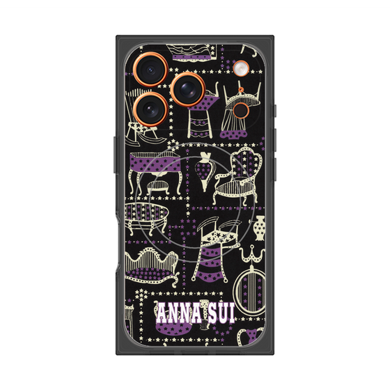 プレミアムスクエアケース with MagSafe［ ANNA SUI - チェア ］