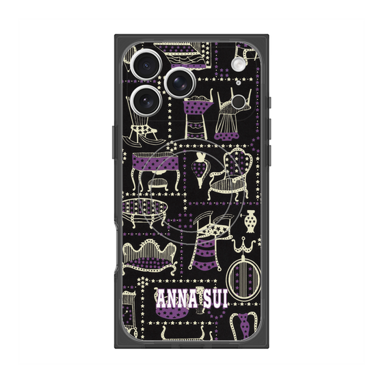 プレミアムスクエアケース with MagSafe［ ANNA SUI - チェア ］