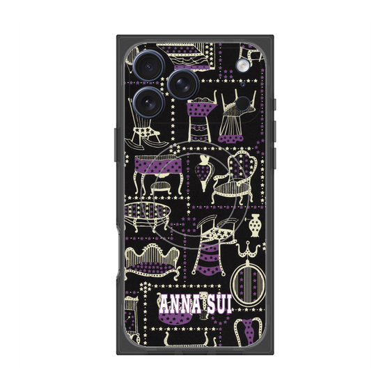 プレミアムスクエアケース with MagSafe［ ANNA SUI - チェア ］