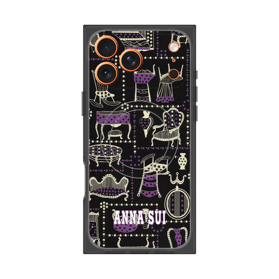 プレミアムスクエアケース with MagSafe［ ANNA SUI - チェア ］