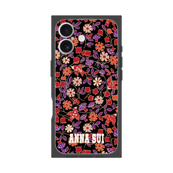 プレミアムスクエアケース with MagSafe［ ANNA SUI - ワイルドフラワー ］