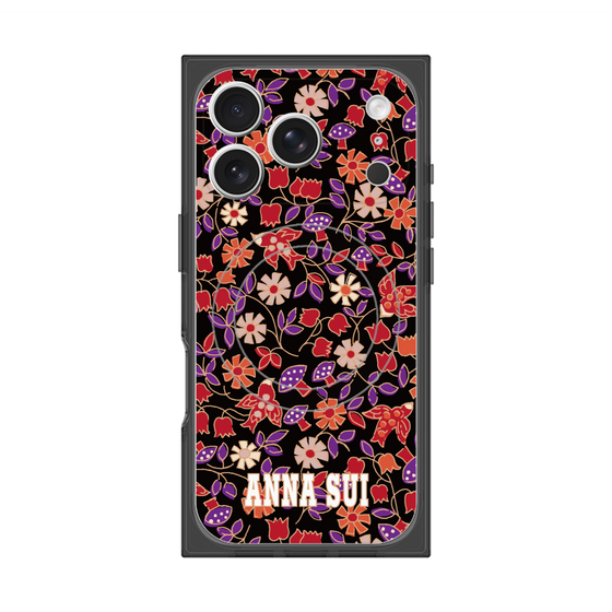 プレミアムスクエアケース with MagSafe［ ANNA SUI - ワイルドフラワー ］