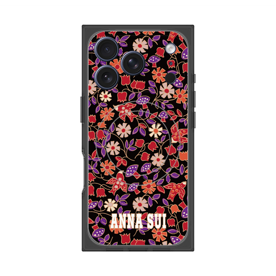 プレミアムスクエアケース with MagSafe［ ANNA SUI - ワイルドフラワー ］