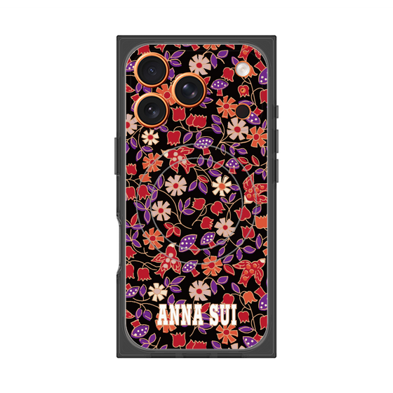 プレミアムスクエアケース with MagSafe［ ANNA SUI - ワイルドフラワー ］