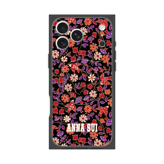 プレミアムスクエアケース with MagSafe［ ANNA SUI - ワイルドフラワー ］