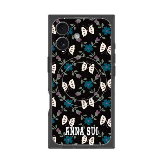 プレミアムスクエアケース with MagSafe［ ANNA SUI - バタフライ ］