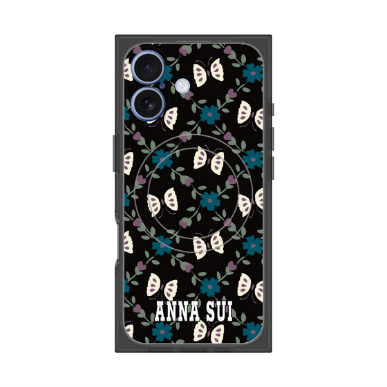 プレミアムスクエアケース with MagSafe［ ANNA SUI - バタフライ ］