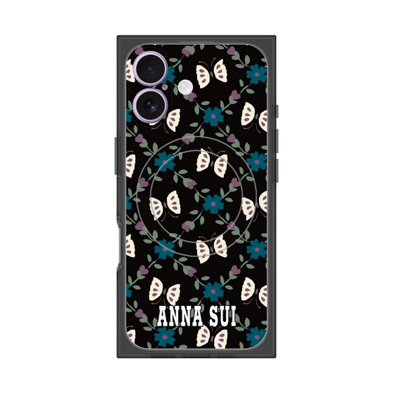 プレミアムスクエアケース with MagSafe［ ANNA SUI - バタフライ ］