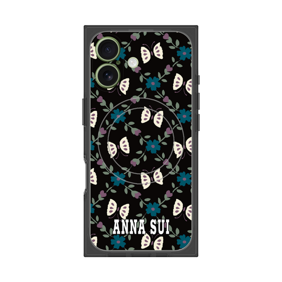 プレミアムスクエアケース with MagSafe［ ANNA SUI - バタフライ ］