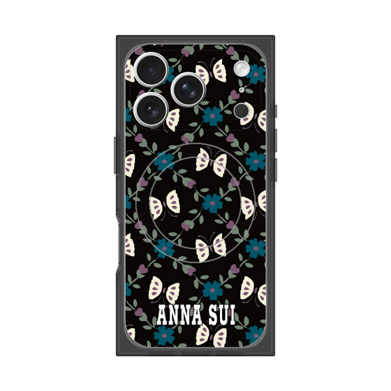 プレミアムスクエアケース with MagSafe［ ANNA SUI - バタフライ ］