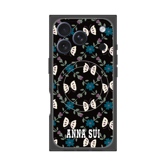 プレミアムスクエアケース with MagSafe［ ANNA SUI - バタフライ ］
