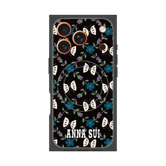 プレミアムスクエアケース with MagSafe［ ANNA SUI - バタフライ ］