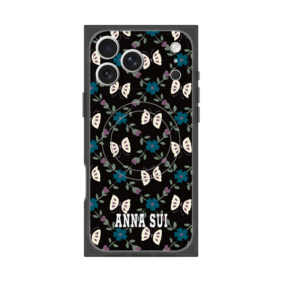 プレミアムスクエアケース with MagSafe［ ANNA SUI - バタフライ ］
