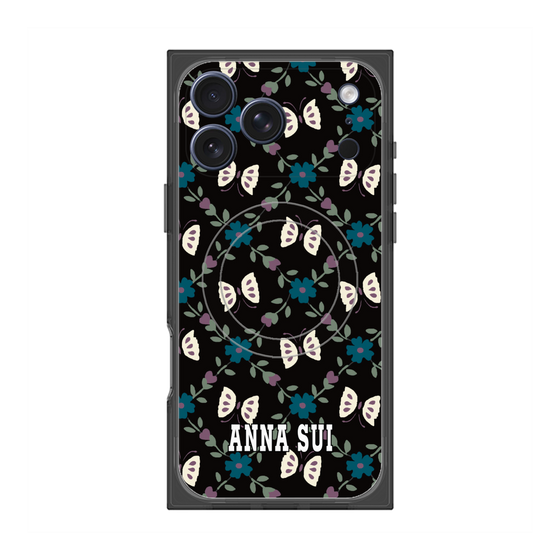 プレミアムスクエアケース with MagSafe［ ANNA SUI - バタフライ ］
