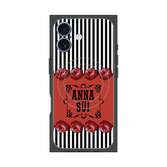 プレミアムスクエアケース with MagSafe［ ANNA SUI - ローズ ］