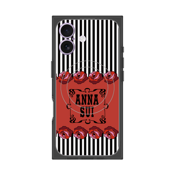 プレミアムスクエアケース with MagSafe［ ANNA SUI - ローズ ］