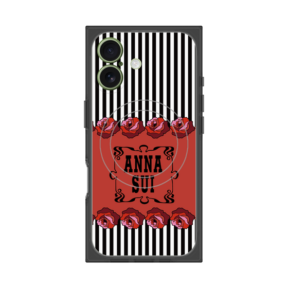 プレミアムスクエアケース with MagSafe［ ANNA SUI - ローズ ］