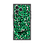 プレミアムスクエアケース with MagSafe［ ELLEgirl - レオパード - Green ］
