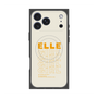プレミアムスクエアケース with MagSafe［ ELLEgirl - ロゴ ］