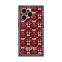 プレミアムスクエアケース with MagSafe［ ANNA SUI - バタフライハーツ - レッド ］