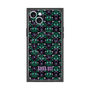プレミアムスクエアケース with MagSafe［ ANNA SUI - バタフライハーツ - グリーン ］