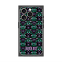 プレミアムスクエアケース with MagSafe［ ANNA SUI - バタフライハーツ - グリーン ］