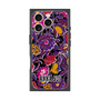 プレミアムスクエアケース with MagSafe［ ANNA SUI - ガーデンフワラー - マゼンタ ］