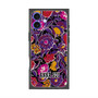 プレミアムスクエアケース with MagSafe［ ANNA SUI - ガーデンフワラー - マゼンタ ］