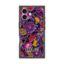 プレミアムスクエアケース with MagSafe［ ANNA SUI - ガーデンフワラー - マゼンタ ］