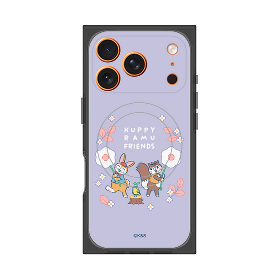 プレミアムスクエアケース with MagSafe［ クピラムフレンズ - フラワー ］