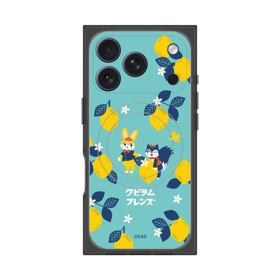 プレミアムスクエアケース with MagSafe［ クピラムフレンズ - レモン ］