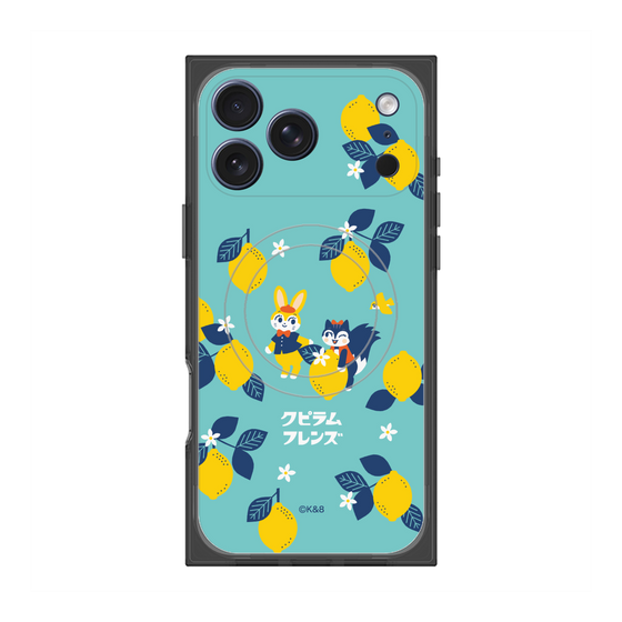 プレミアムスクエアケース with MagSafe［ クピラムフレンズ - レモン ］