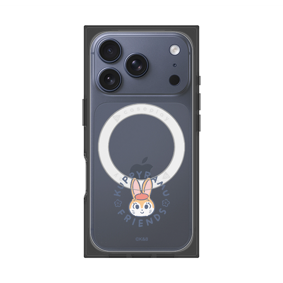 プレミアムスクエアケース with MagSafe［ クピラムフレンズ - ロゴ - クッピー ］