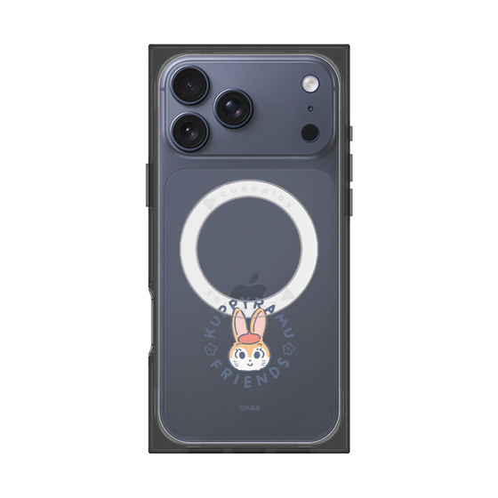 プレミアムスクエアケース with MagSafe［ クピラムフレンズ - ロゴ - クッピー ］