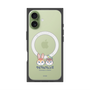 プレミアムスクエアケース with MagSafe［ クピラムフレンズ - ロゴ - 仲良し ］