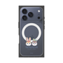 プレミアムスクエアケース with MagSafe［ クピラムフレンズ - ロゴ - 仲良し ］