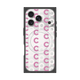 プレミアムスクエアケース with MagSafe［ オリジナル - CASEPLAYイニシャル総柄 - ピンク ］