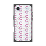 プレミアムスクエアケース with MagSafe［ オリジナル - CASEPLAYイニシャル総柄 - ピンク ］