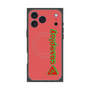 プレミアムスクエアケース with MagSafe［ オリジナル - CASEPLAYロゴタイプ - レッド ］