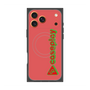 プレミアムスクエアケース with MagSafe［ オリジナル - CASEPLAYロゴタイプ - レッド ］